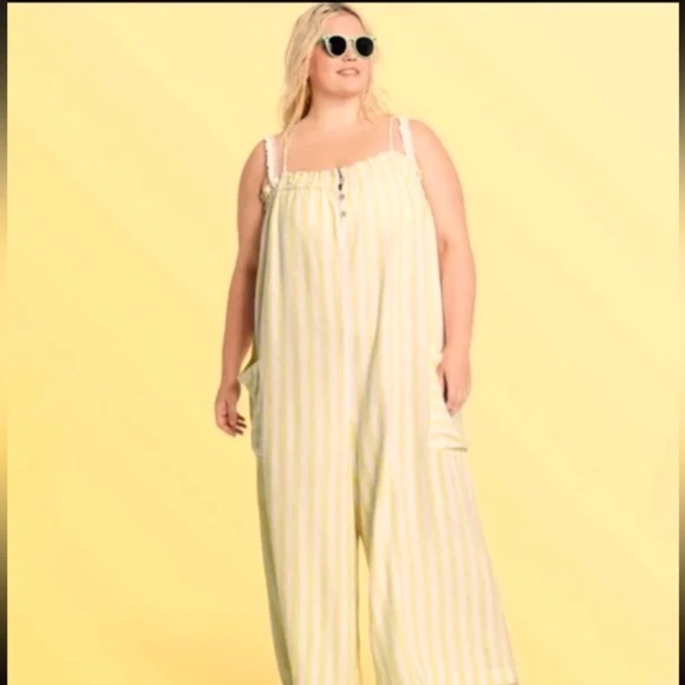 Women's Plus Size Stripe Romper Stoney Clover Lane x Target Romper 1x